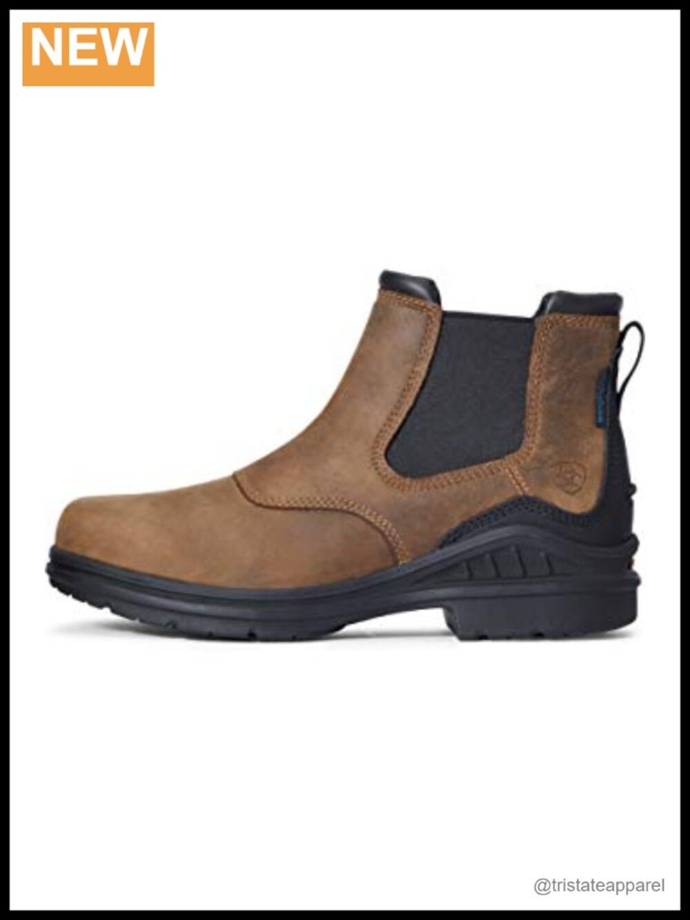 Waterproof Ankle Boots ATS Technology Pull-On Leather